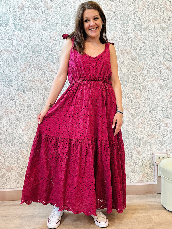 Abito Kos Rosso - Abbigliamento Made in Italy