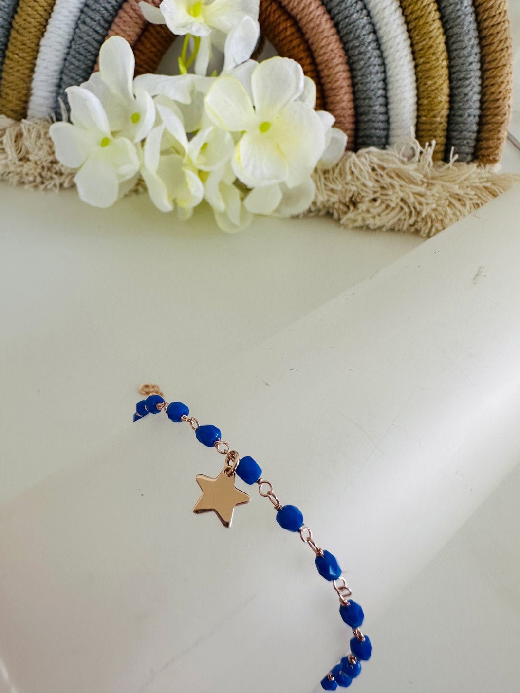 Bracciale Cielo Argento 925 bagnato nell'Oro Rosa - Gioielli Argento Moda Donna Made in Italy