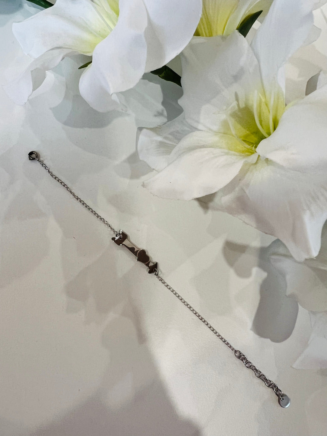 Bracciale composto da freccia e cuore in Argento 925.