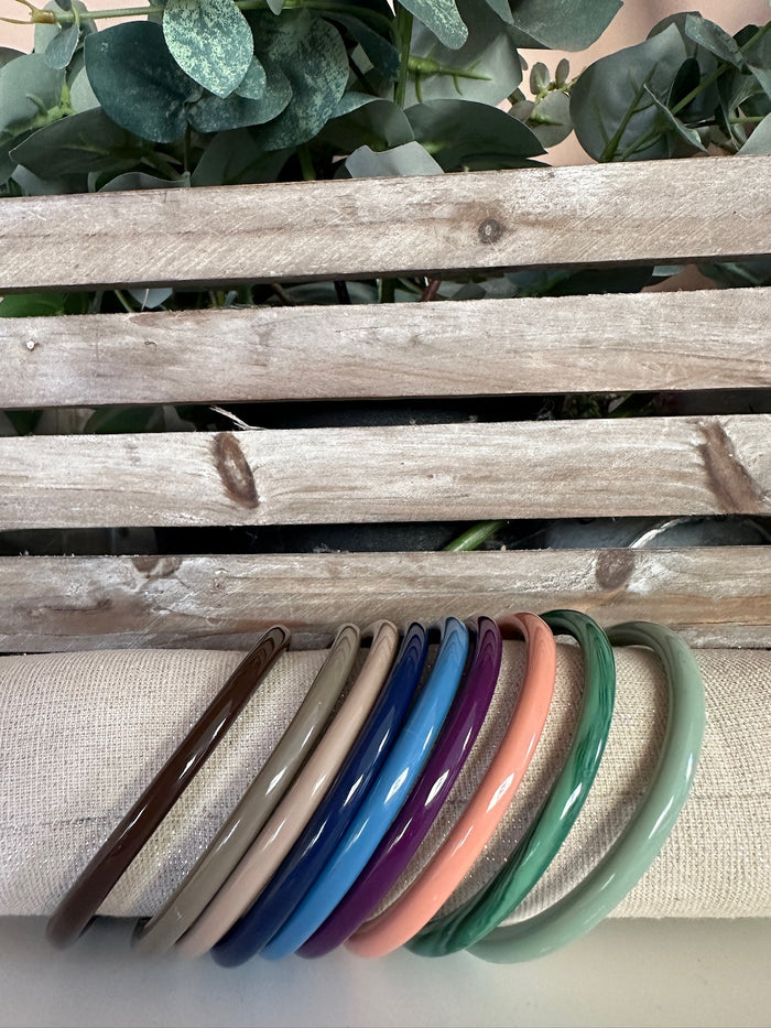 Bracciale Rigido Julie in legno  Multicolor - Accessori Moda Donna Made in Italy