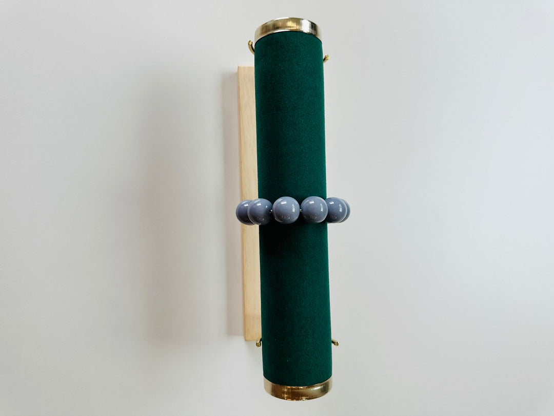 Bracciale Sfera Azzurro Polvere - Accessori Artigianali Made in Italy
