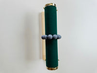 Bracciale Sfera Azzurro Polvere - Accessori Artigianali Made in Italy
