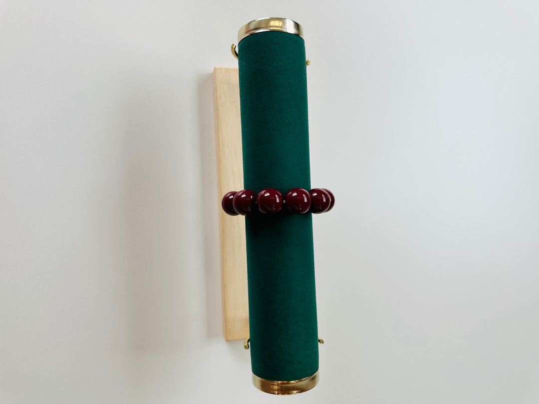 Bracciale Sfera Bordeaux - Accessori Artigianali Made in Italy