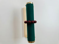 Bracciale Sfera Bordeaux - Accessori Artigianali Made in Italy