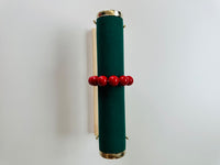 Bracciale Sfera Rosso - Accessori Artigianali Made in Italy