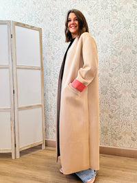 Cappotto Donna Japan Beige - Abbigliamento Made in Italy Must Have