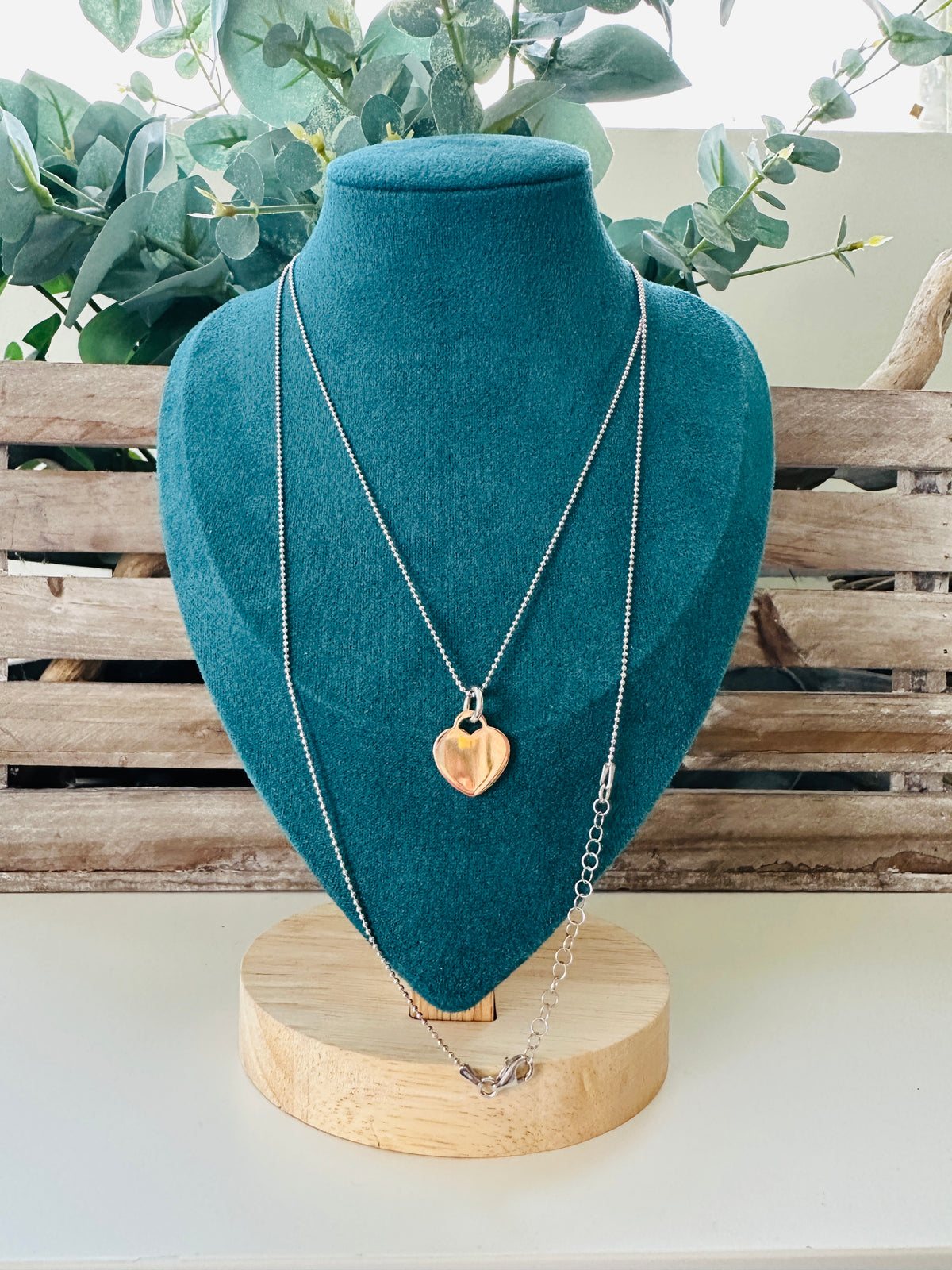 Collana Lunga Cuore - Gioielli Argento 925 Made in Italy