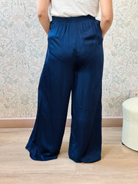 la valigia a pois Pantalone Raso