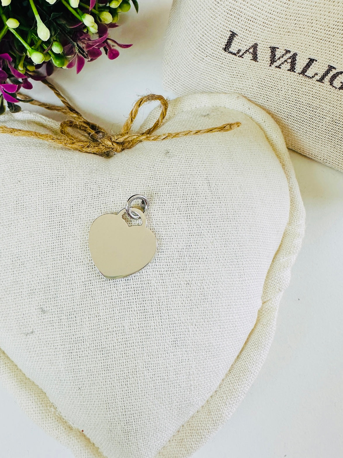 Ciondolo Big Heart Silver