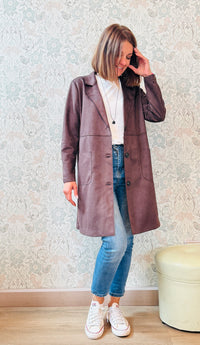 la valigia a pois Blazer Lungo Suede