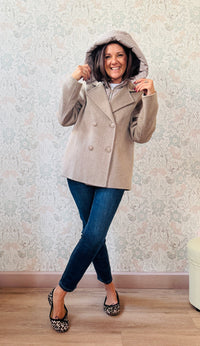 LVP Giacca Doppiopetto Beige
