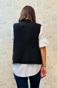 Cardigan Senza Maniche Coffee