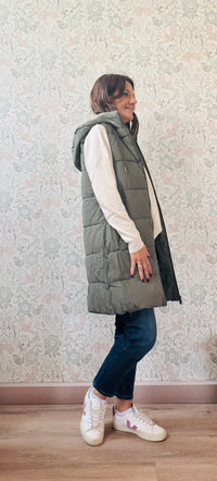 Smanicato Lungo Piumino Militare