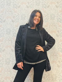 LVP blazer velvet