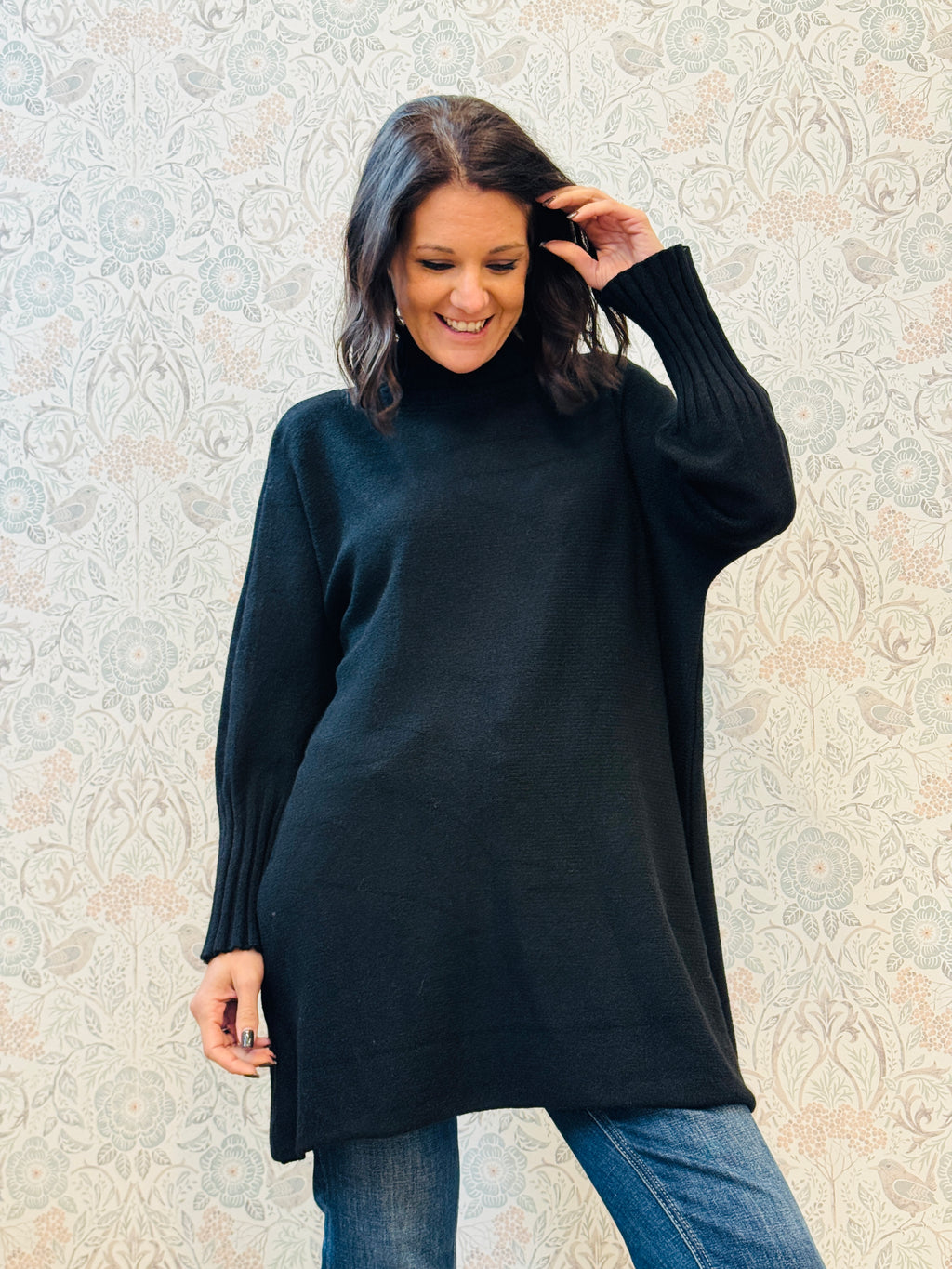 Pullover Lavorato A Maglia - Blu - 12.00 - Foto 3