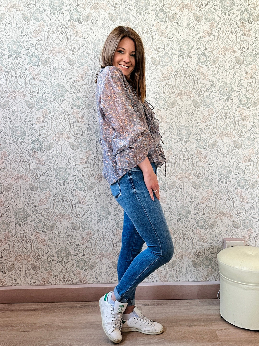 la valigia a pois Camicia Gipsy