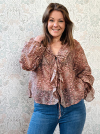 la valigia a pois Camicia Gipsy