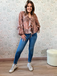 la valigia a pois Camicia Gipsy