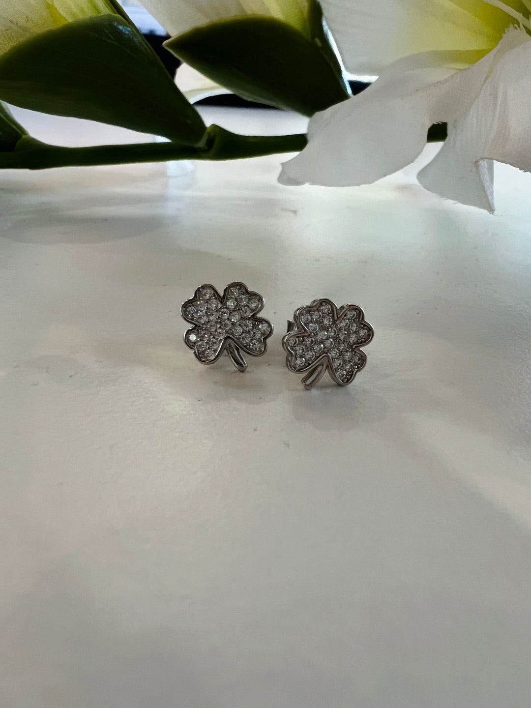 Orecchini Luccico Quadrifoglio - Gioielli Argento Moda Donna Made in Italy