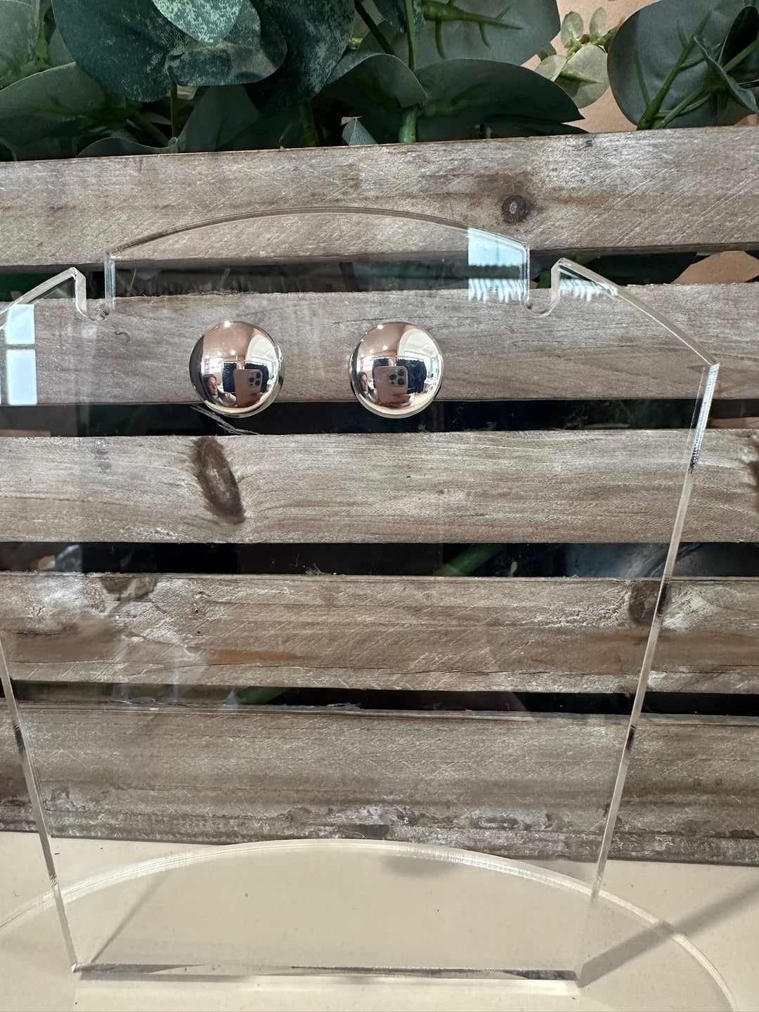 Orecchini Silver Button - Gioielli Argento 925 Moda Donna Made in Italy