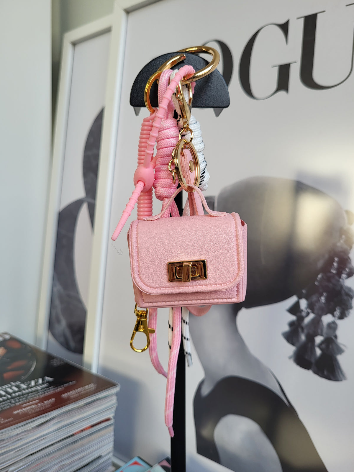 la valigia a pois Charms Mini Bag