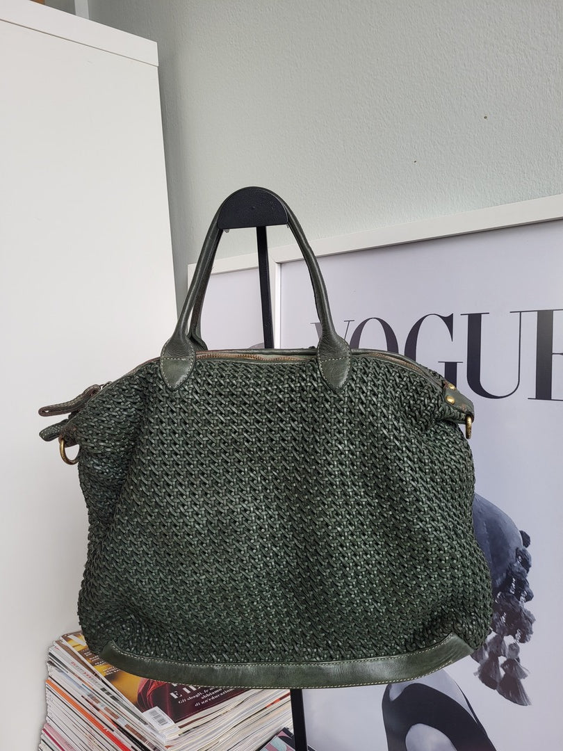 la  valigia a pois Borsa Nina Grande