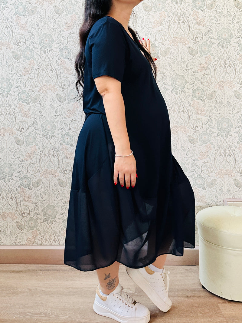 Abito Curvy Oceano - Abbigliamento Moda Donna Made in Italy