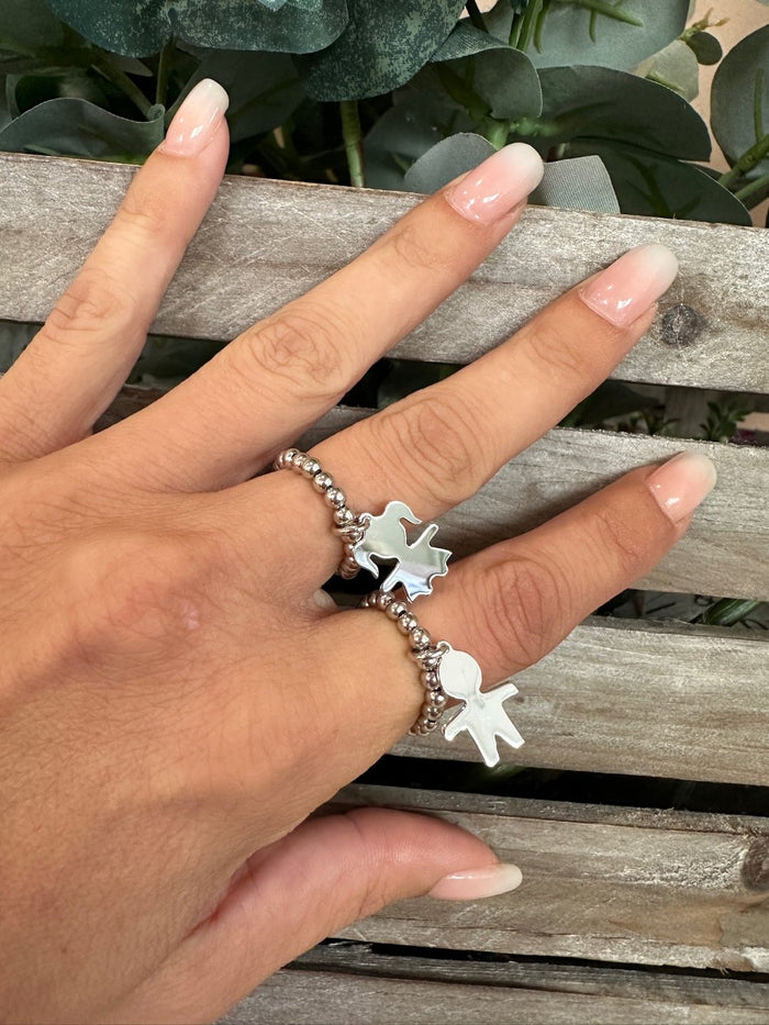 Anello Child modello Bimbo o Bimba - Gioielli Argento Moda Donna Made in Italy 