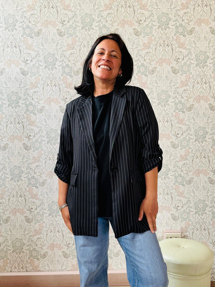 Blazer Donna Gessato - Abbigliamento Must Have