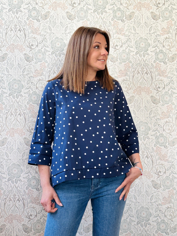 Blusa Donna Pois - Abbigliamento Made in Italy Must Have  