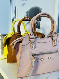 Borsa City Piccola Vera Pelle Fiorentina - Accessori Moda Donna Made in Italy 