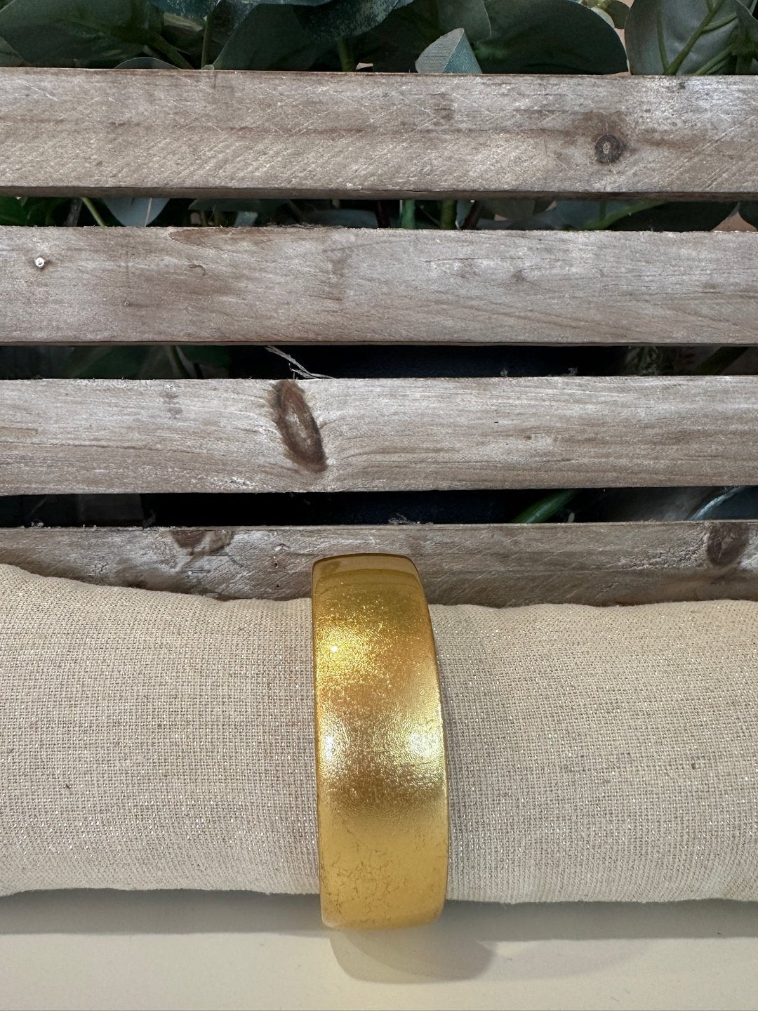 Bracciale Gold Round Resina -Accessori Moda Donna Made in Italy Artigianali