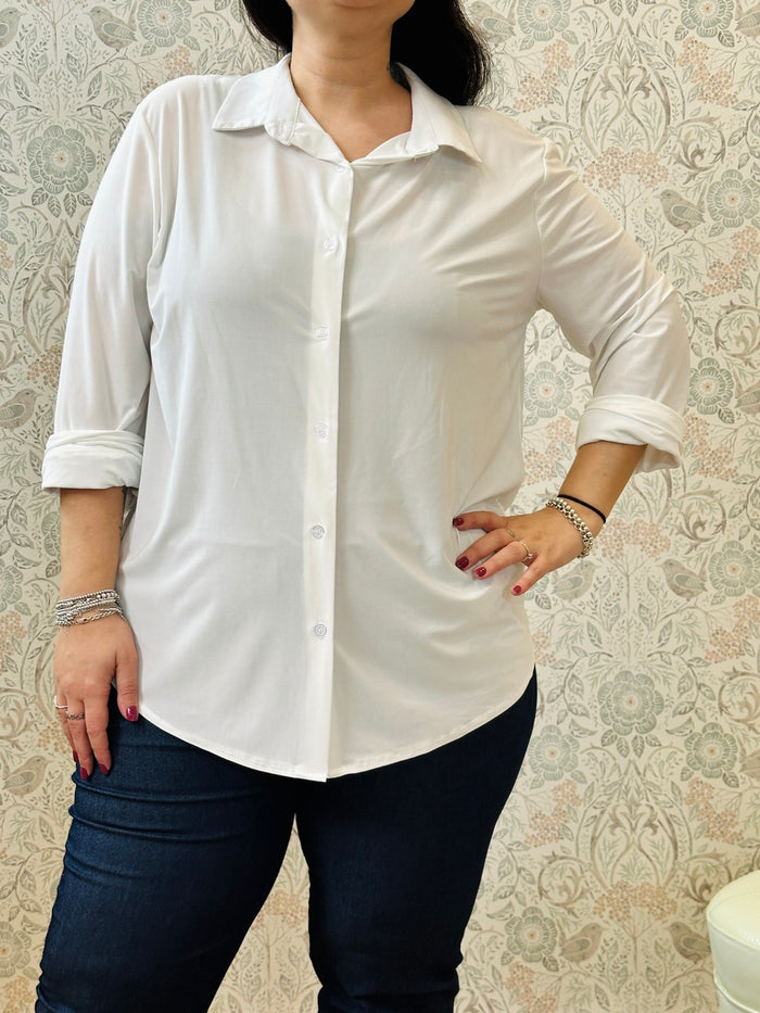 Camicia Coccola Curvy - Abbigliamento Donna Made in Italy Must Have