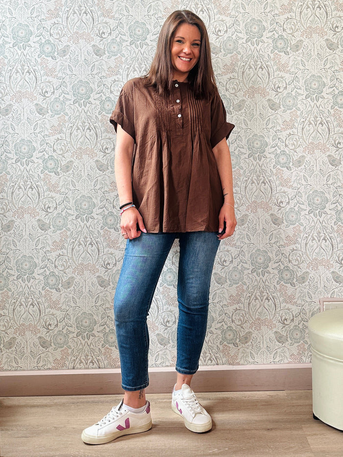 Camicia Donna Dress Manica Corta - Abbigliamento Must Have