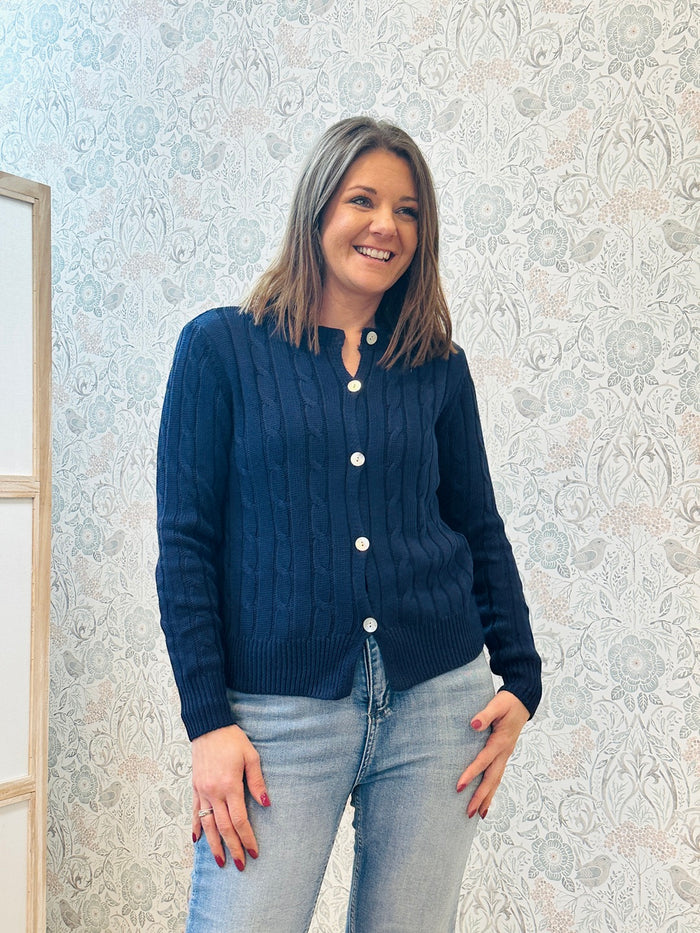 Cardigan Treccia  - Abbigliamento Donna Made in Italy Must Have