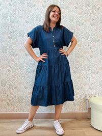 Chemisier Denim Dafne - Abbigliamento Moda Donna Made in Italy