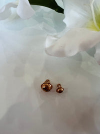 Ciondolo a forma di campanella con suono. Argento bagnato nell'oro rosa. 2 taglie: S e M