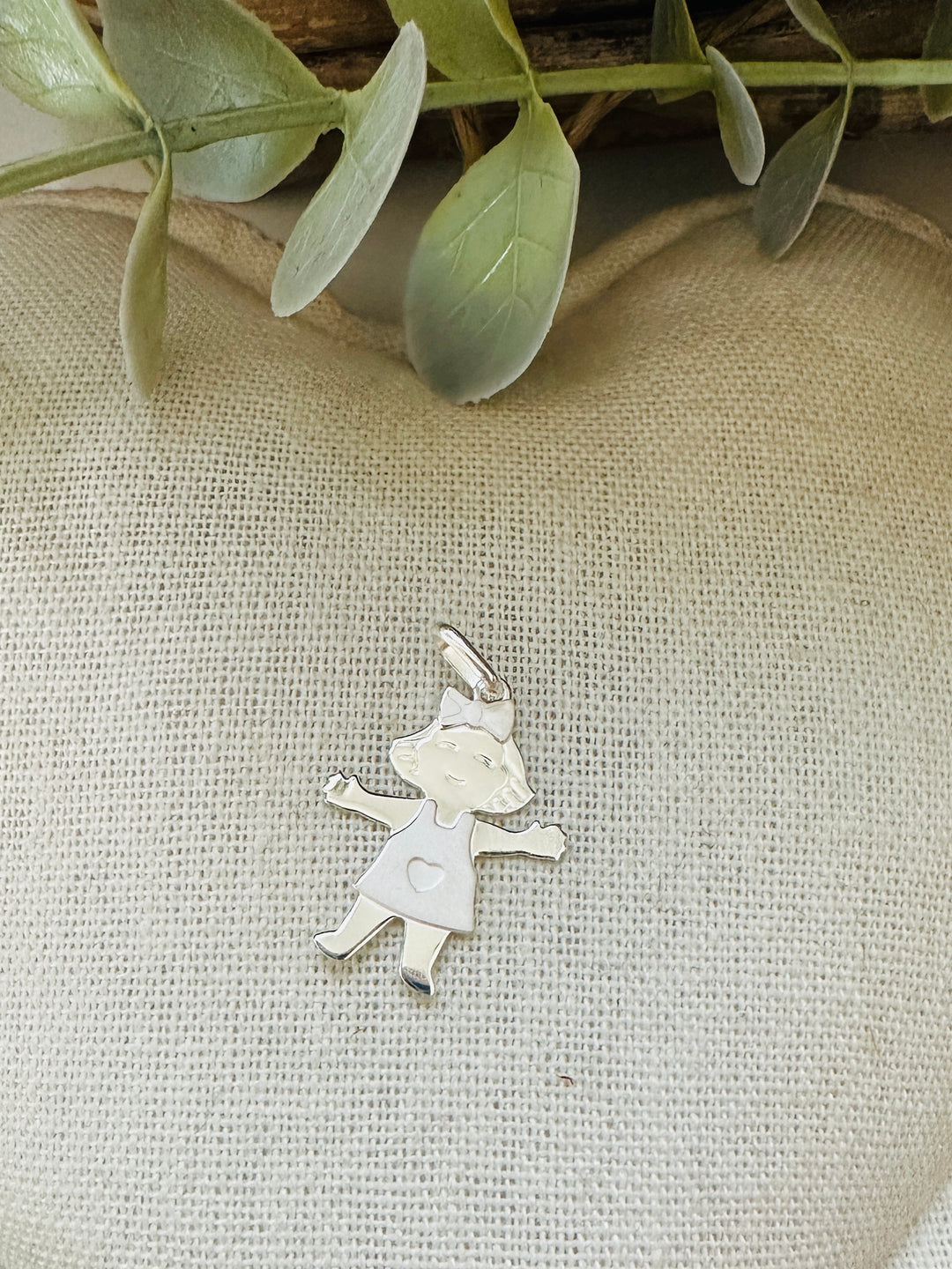 Ciondolo Pupetta - Gioielli Argento Moda Donna Made in Italy 