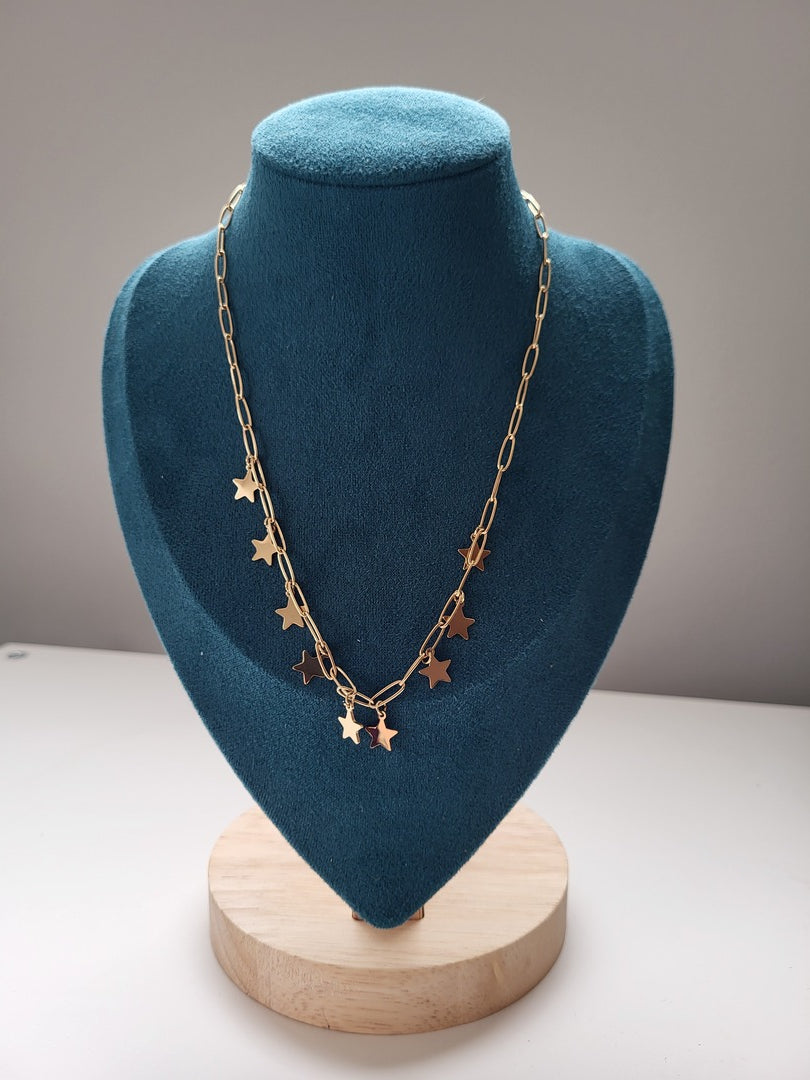 Collana Catena Stellina - Gioielli Acciaio Made in Italy 
