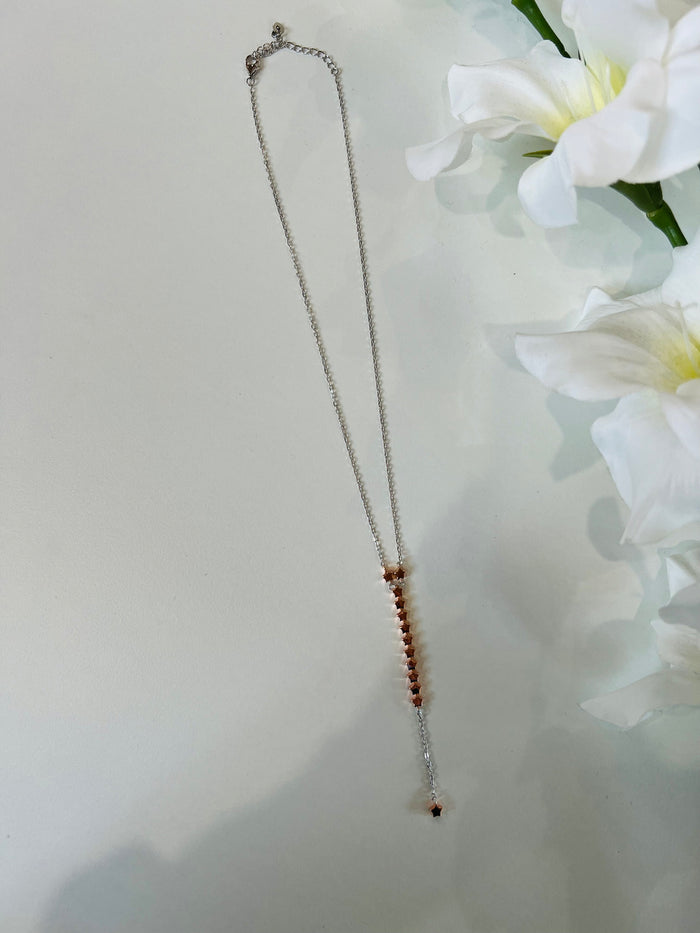 Collana Dream Argento 925 con stelline bagnate in Oro Rosa - Gioielli Moda Donna Made in Italy 