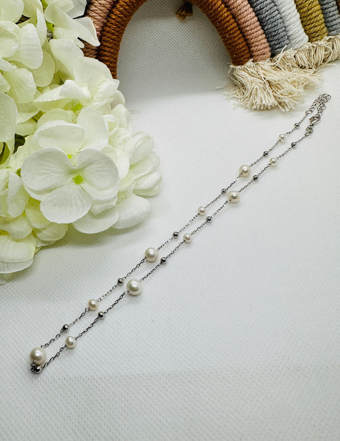Collana Perle Emilia - Gioielli Argento 925 Made in Italy 