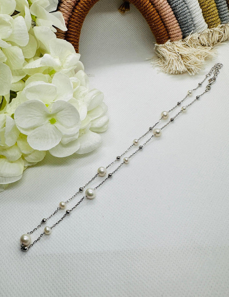 Collana Perle Emilia - Gioielli Argento 925 Made in Italy 
