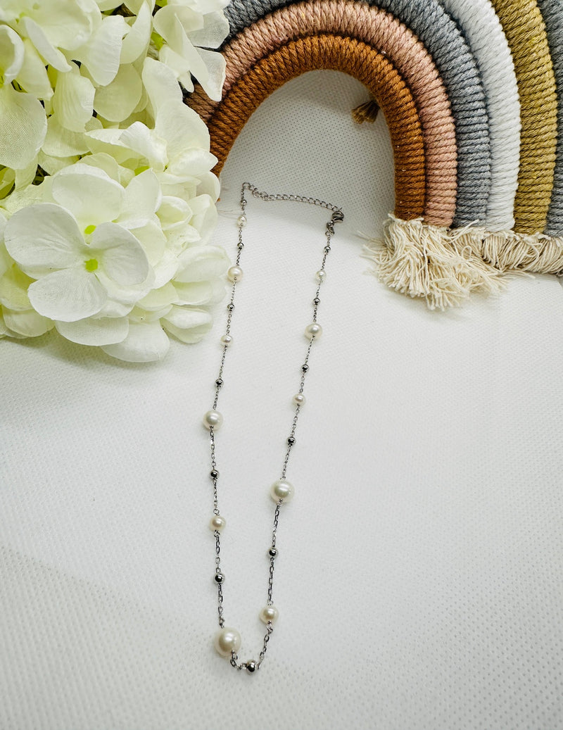 Collana Perle Emilia - Gioielli Argento 925 Made in Italy 