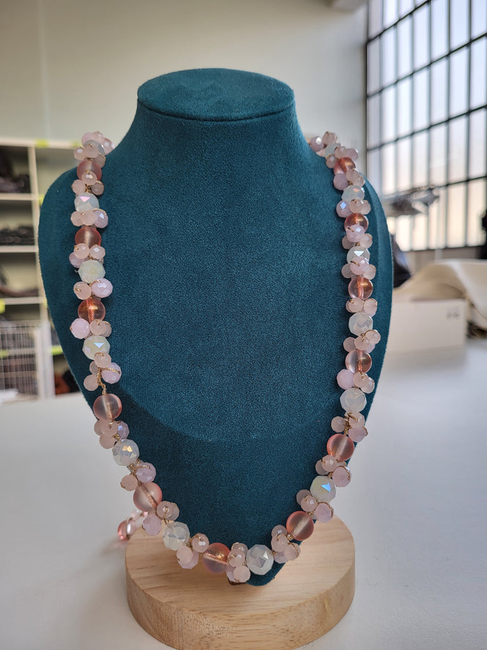 Collana Sand Rosa sfumature - Accessori Artigianali Made in Italy