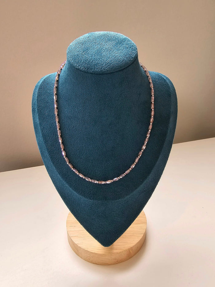 Collana Seeds Rosa - Accessori Artigianato Made in Italy 