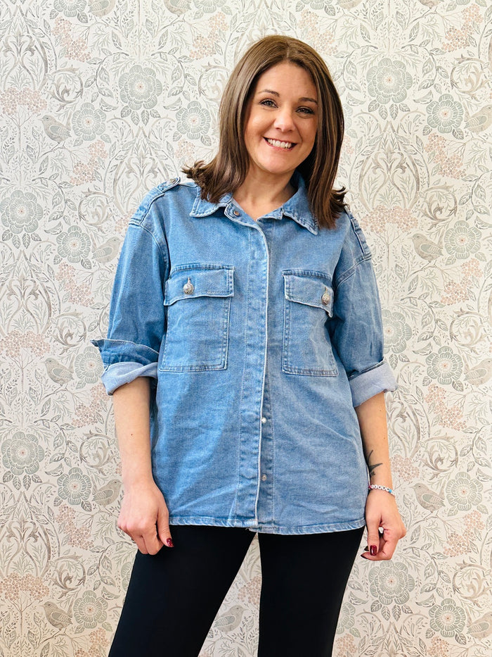 Giacca Denim Giada - Abbigliamento Donna Made in Italy Must Have