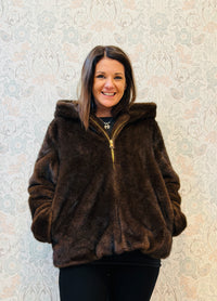 Giacca Pelliccia Brown