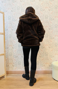 Giacca Pelliccia Brown