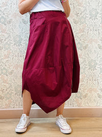Gonna Lunga Zip - Abbigliamento Moda Donna Made in Italy