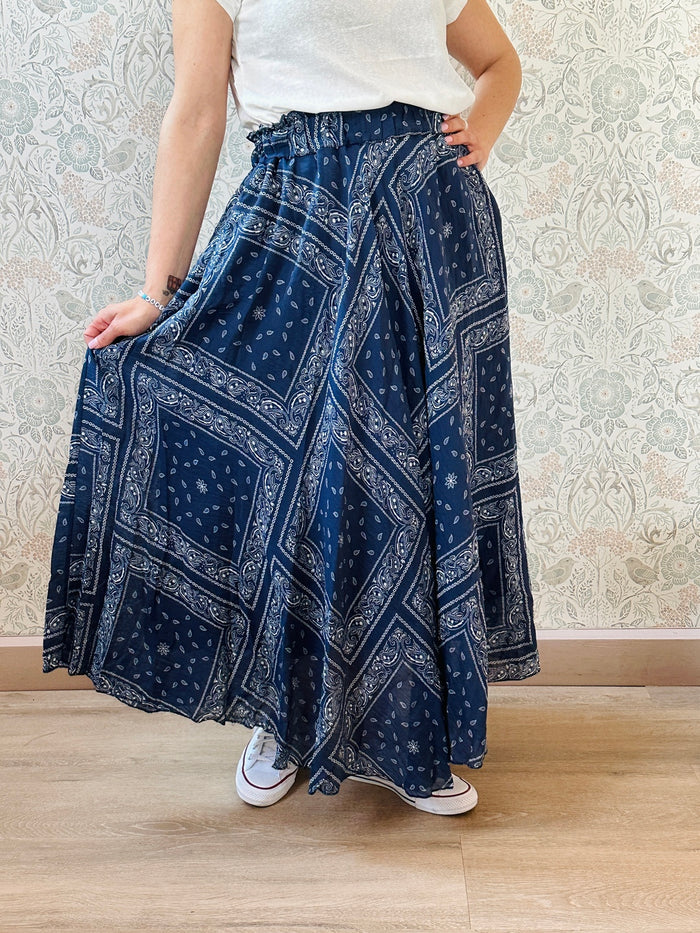 Gonna Midi Bandana - Abbigliamento Donna Made in Italy Must Have